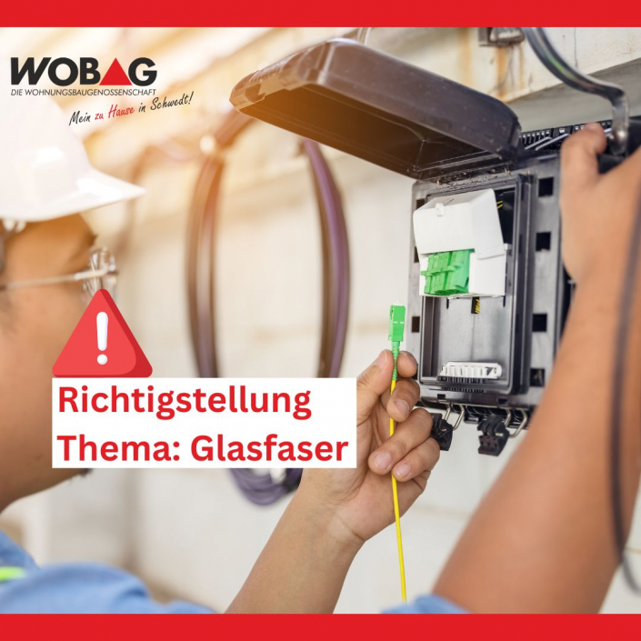 Richtigstellung Thema Glasfaser